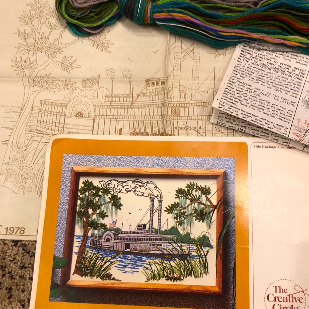The Creative Circle Stitchery Riverboat #318